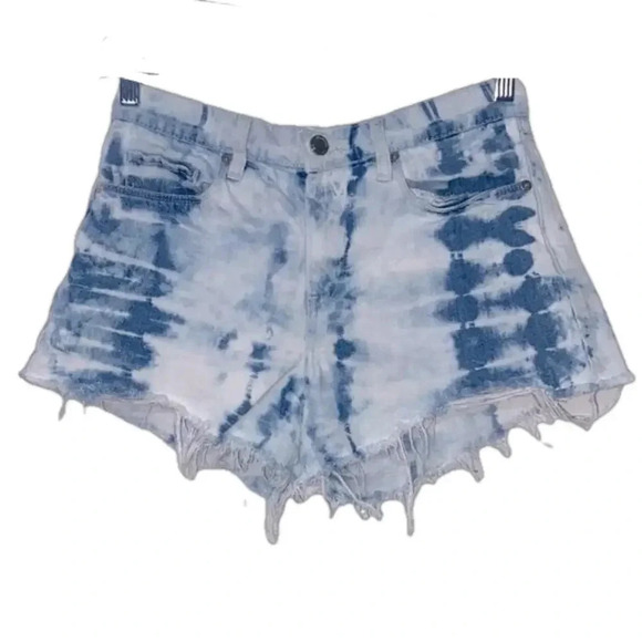 BLANKNYC jean shorts 28 the barrow vintage high rise short shorts 100% cotton - Picture 3 of 9